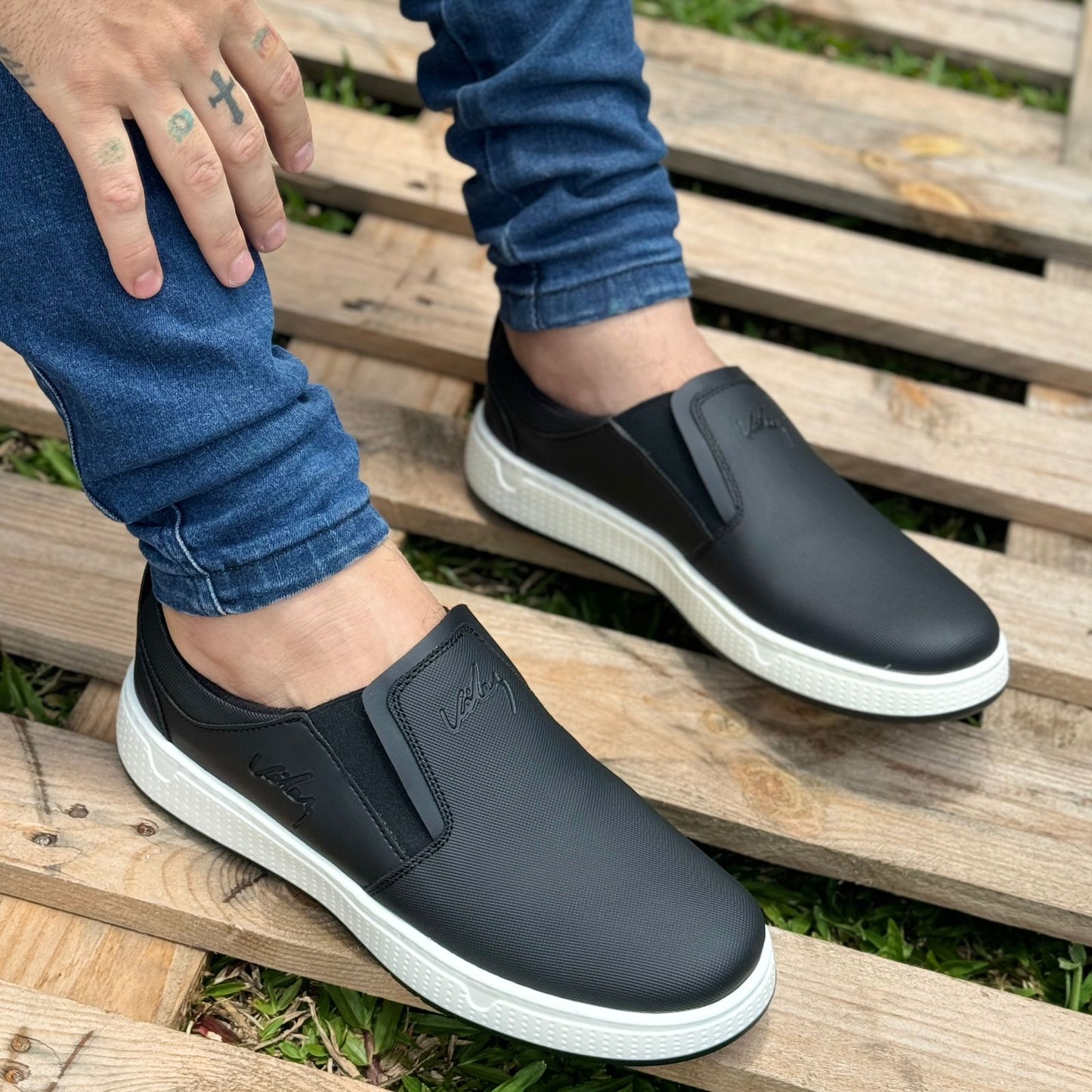 MOCASÍN VLZ CUERO GENUINO PARA HOMBRES
