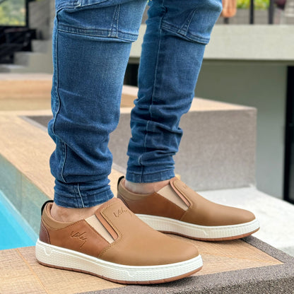 MOCASÍN VLZ CUERO GENUINO PARA HOMBRES